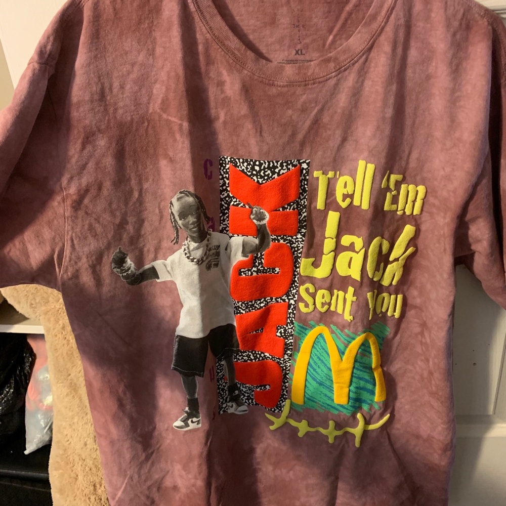 Travis Scott McDonald’s tee cactus Jack
